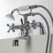 Kingston Brass KS227C Deck Mount Clawfoot Tub Faucet with Hand Shower, Polished Chrome KS227C - alternate 3